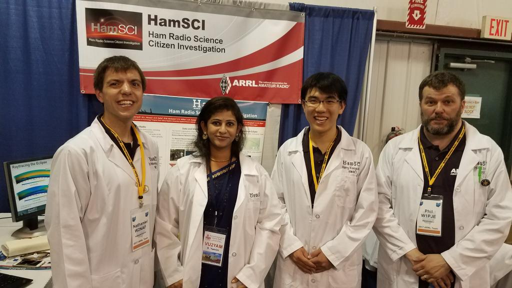 Yamini Sadineni VU2YAM visits HamSCI